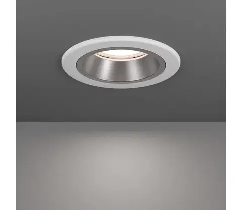 Svietidlá Eglo 902297 - LED stmievateľné kúpeľňové zapustené svietidlo YEBRA LED/4,8W/230V IP44 biela/zlatá 902297