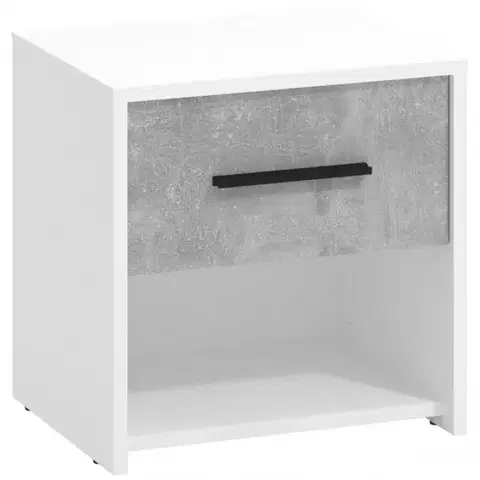 Všetky produkty Nočný stolík Varadero betón/biela 2NO1F 11011619