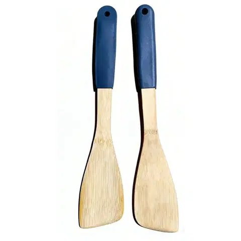Dekorácie a bytové doplnky Skosená obracačka bambus sivá rukoväť 32*6cm ut04432bs22