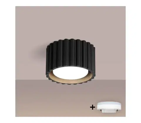 Svietidlá BRILAGI - LED bodové svietidlo SFERA 1xGX53/30W/230V pr. 10 cm čierne BR.1787