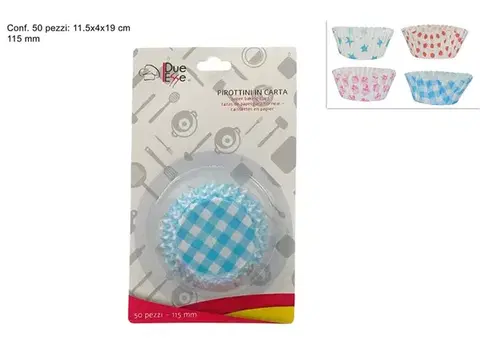 Cukrárenské košíčky MAKRO - Košíčky na pečenie 50ks rôzne farby