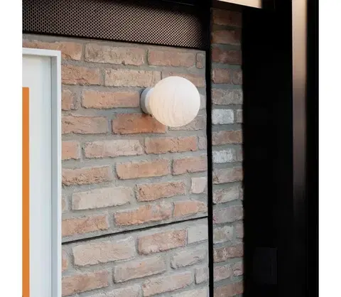 Svietidlá Ideal Lux - Nástenné svietidlo CARTA 1xE27/25W/230V pr. 20 cm biela 317106