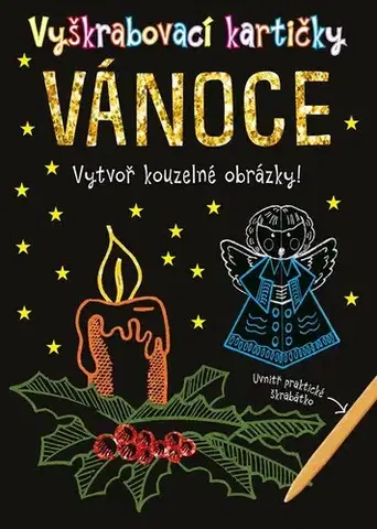 Pre deti a mládež - ostatné Vyškrabovací kartičky: Vánoce - Kolektív autorov