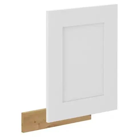 Dvierka a čelá zásuviek pre kuchynske skrinky Dvierka na umývačku LUNA biely mat/artisan  Dvierka zm 570x446