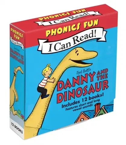 Príprava do školy, pracovné zošity Danny and the Dinosaur 12-Book Phonics Fun - Syd Hoff