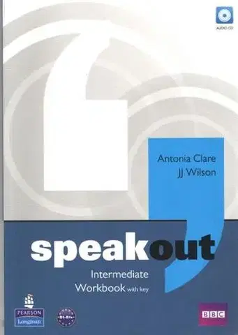 Učebnice a príručky Speakout Intermediate WB+Key+CD - Antonia Clare,J. J. Wilson