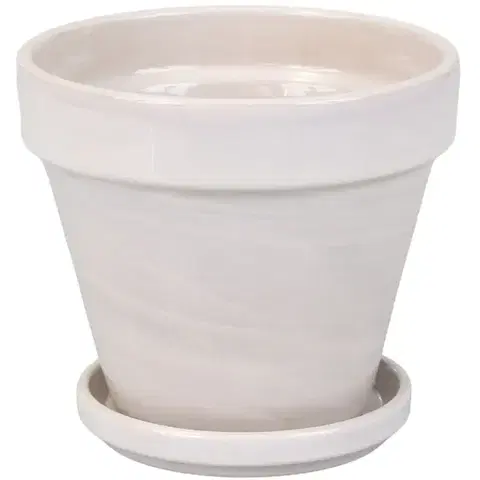 Záhrada Kvetináč BLT lazúra granit 10 cm + podmiska  9 cm