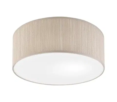 Svietidlá  Stropné svietidlo SIRJA 1xE27/15W/230V priemer 35 cm béžové LM-1.183/MOKKA CREME