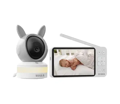 Bezpečnostné kamery TESLA Electronics Bambino - Inteligentná videochôvička s monitorom, 4 MP, 2560p, 5 V, 5000 mAh, Wi‑Fi TBBWBM30