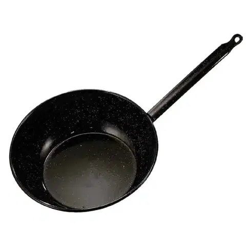 Panvice a Pekáče STALGAST LA IDEAL - Panvica hlboká zo smaltovanej uhlíkovej ocele s rukoväťou - litre: 9,4 - Ø 40 cm