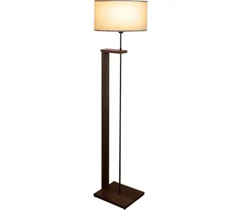 Lampy  Stojacia lampa AYD 1xE27/40W/230V béžová/hnedá 780SGN2607