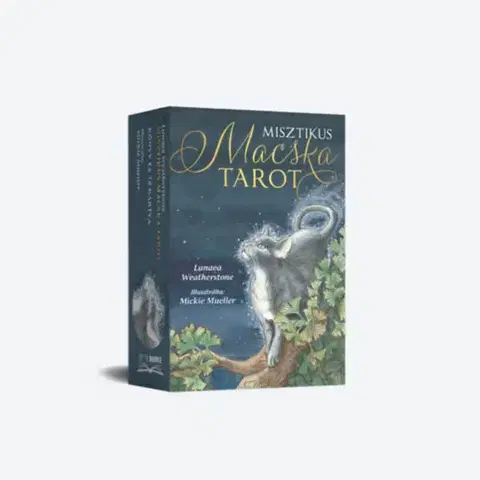 Veštenie, tarot, vykladacie karty Misztikus Macska Tarot - Könyv és 78 kártya