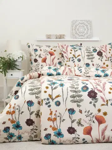 Obliečky MKLozkoviny.sk Flanelové obliečky - Veronika - 140 × 200 cm - 70 x 90 cm