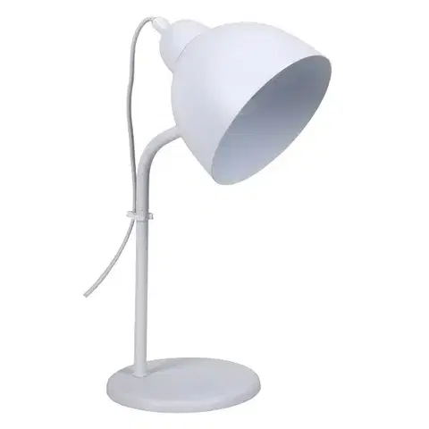 Lampy do obývačky Stolová lampa BREL 66394 biela LB1