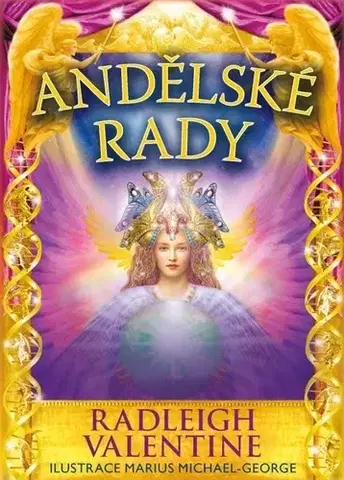 Veštenie, tarot, vykladacie karty Andělské rady. Kniha a 44 karet - Valentine Radleigh