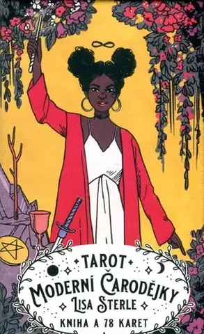 Veštenie, tarot, vykladacie karty Tarot moderní čarodějky - Kniha a 78 karet - Lisa Sterle