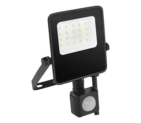 Záhradné lampy  LED reflektor VISIO 10W 230V 4000K IP65 so senzorom ZS2913
