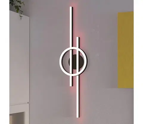 Svietidlá Eglo 900953-LED RGBW Stmievateľné stropné svietidlo AMANDOLO 23,5W/230V čierna + DO 900953