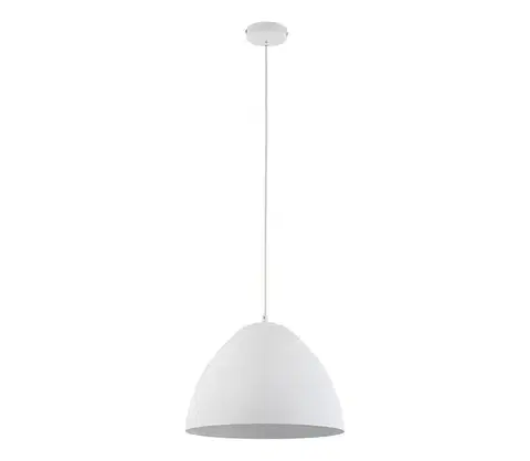 Svietidlá  Luster na lanku FARO 1xE27/60W/230V biela 3192