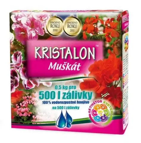 Grily Kinekus Hnojivo na muškáty, 0,5kg, KRISTALON, AGRO