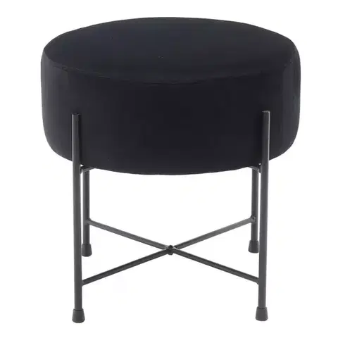 Taburetky na sedenie Taburetka Bob Black Velvet 19