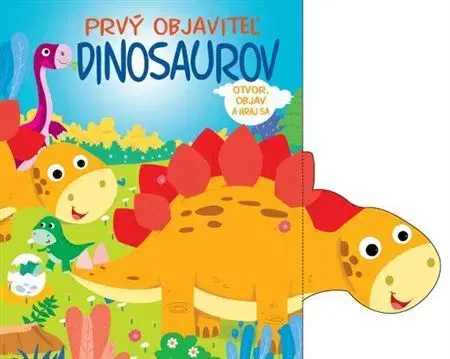 Leporelá, krabičky, puzzle knihy Prvý objaviteľ Dinosaurov
