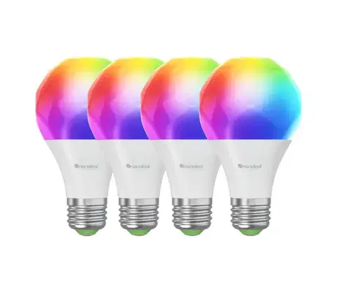 LED osvetlenie Nanoleaf N7501B02-4A60E-SADA 4x LED RGBW Stm. žiarovka A19 E27/9W/230V 2700-6500K N7501B02-4A60E