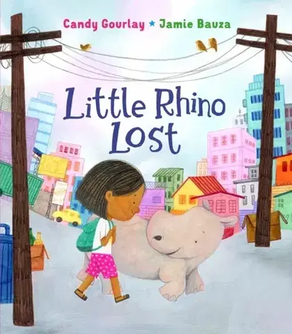 Leporelá, krabičky, puzzle knihy Little Rhino Lost - Candy Gourlay