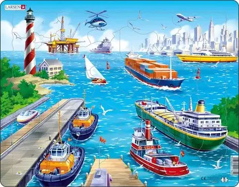 LARSEN puzzle Larsen Puzzle Puzzle Prístav Larsen US2-ZZ