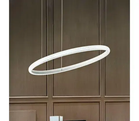 Svietidlá Ideal Lux - LED Luster na lanku MIRACLE LED/37W/230V pr. 60 cm CRI 90 matný chróm 325828