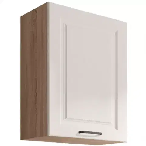 Kuchynské skrinky visiace Kuchynská skrinka Smart  33g Sonoma/Biely Mat