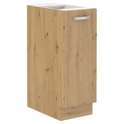 Kuchynské skrinky stojace Skrinka do kuchyne ARTISAN biela lesklá 30D CARGO BB