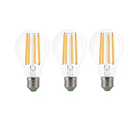 LED osvetlenie SADA 3x LED Žiarovka VINTAGE A60 E27/9W/230V 3000K - BRILAGI ZD-3O6009-30