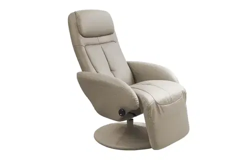 Kreslá HALMAR Optima relaxačné kreslo cappuccino