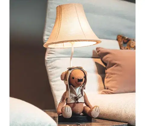 Lampy Happy Lamps - LED Detská stolná lampa CHARLES LED/5,4W/230V medveď HL10012