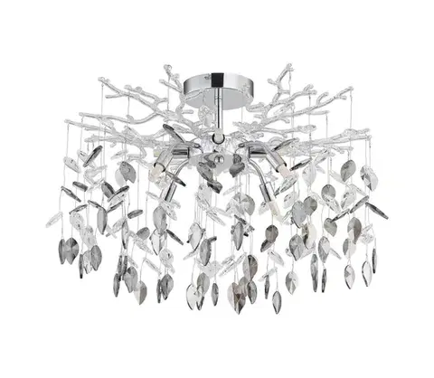 Svietidlá Globo 64133-8D - Luster na tyči DANNA 8xG9/8W/230V lesklý chróm 64133-8D