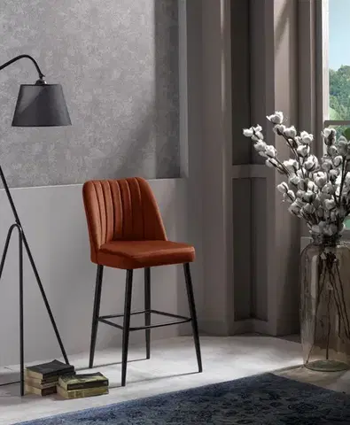 Barové stoličky Bar Stool Set (4 Pieces) Vento - Tile Red