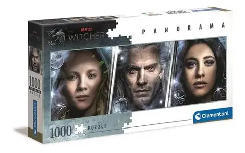 1000 dielikov Puzzle The Witcher/Zaklínač 1000 panorama Clementoni