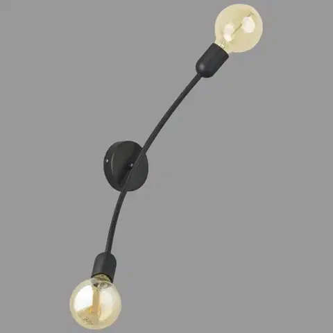 Lampy do obývačky Svietidlo Helix black 2721 LW2