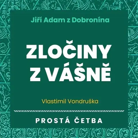 Detektívky, trilery, horory Tympanum Jiří Adam z Dobronína – Zločiny z vášně