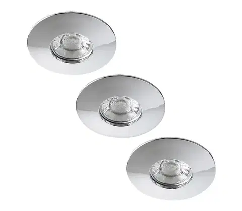 LED osvetlenie Rabalux 1072 - SADA 3x LED Kúpeľňové podhľadové svietidlo RANDY 3xLED/4W/230V ku 1072