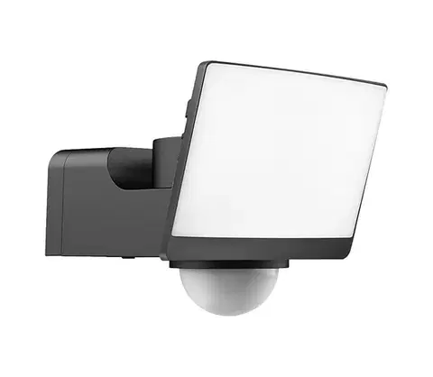 Záhradné lampy  LED reflektor DAVOS s pohybovým a súmrakovým senzorom, LED/30W/230V, IP54, čierny ML2111