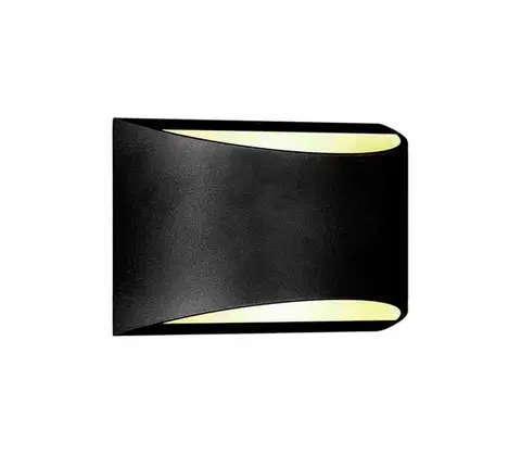 LED osvetlenie  LED Vonkajšie nástenné svietidlo LED/9W/230V 4000K IP54 čierna 218684