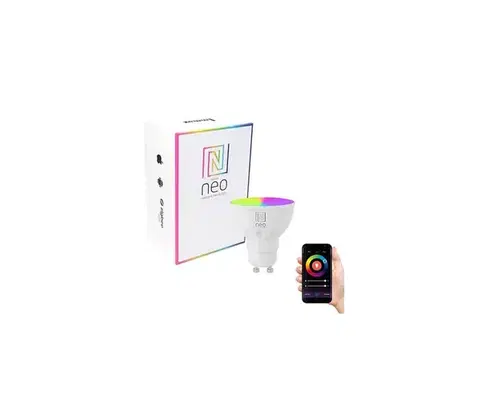 Žiarovky  NEO 07724L - LED RGB+CCT Stm. žiarovka GU10/4,8W/230V 2700K Wi-Fi Tuya 07724L