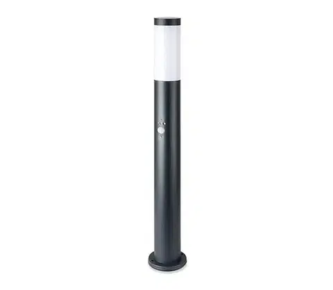 Záhradné lampy  Vonkajšia lampa so senzorom 1xE27/60W/230V IP44 80cm antracit 8966