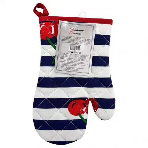 Bytový textil Kuchynská rukavica OTC-12596 17x27 cm čerešňa
