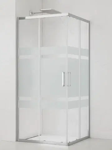 Sprchovacie kúty Sprchovací kút štvorec 90x90 cm SAT TEX SIKOTEXQ90CRS SIKOTEXQ90CRS