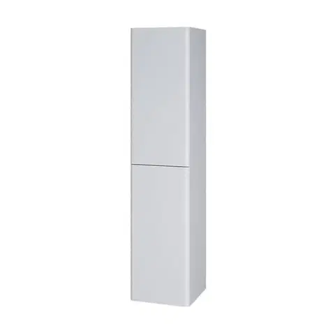 Kúpeľňový nábytok Mereo Siena, kúpeľňová skrinka 155 cm vysoká, L/P, biela lesk CN414LP