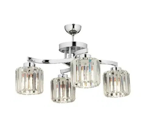 Svietidlá  Prisadený luster CRYSTALLINE 4xE27/40W/230V lesklý chróm 683AVN1438