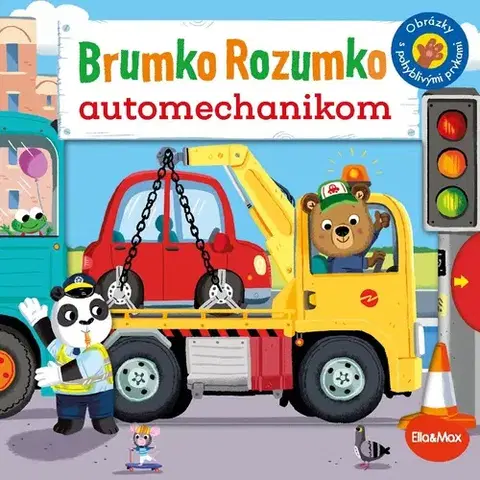 Leporelá, krabičky, puzzle knihy Brumko Rozumko automechanikom - Benji Davies,Benji Davies